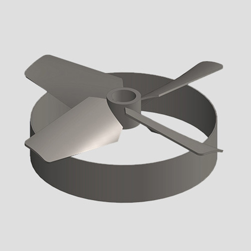 四窄叶旋桨式（带稳定环）